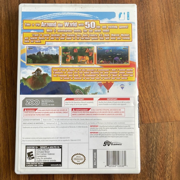 Nintendo Wii Around the World in 50 Games - Picture 2 of 4